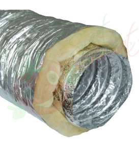 Soundproof sono ventilation duct Ø100mm 7.6m