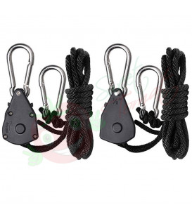 Heavy duty rope ratchet hanger