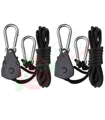 Heavy duty rope ratchet hanger