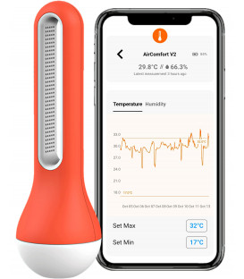 Air Comfort Temperatur og Fuktighetsmåler Bluetooth