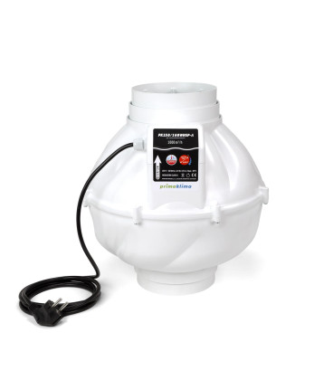 PK160/150-Whisperblower EC vifte med kontroller 1400m³/t Ø160/150mm