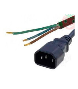 Power cable IEC-C14 / stripped 3m