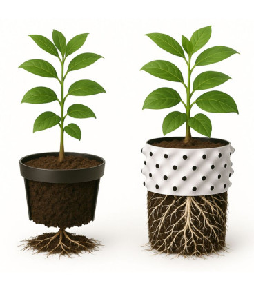 Root Plus rund potte 1.5L