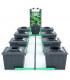 Alien RDWC 8POT Black 20L