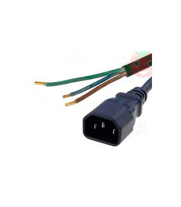 Kabel IEC-C14/strippet 2m, 5m