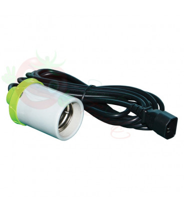 E40 lamp holder with 4m cable/IEC plug Lumii