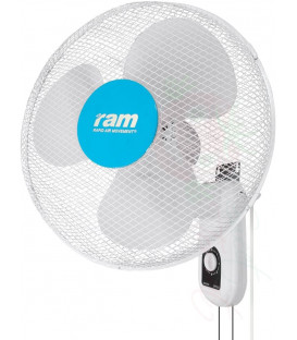 RAM Wall fan 40cm 3-speed Oscillating