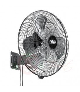 RAM Heavy Duty Wall fan 45cm 3-speed Oscillating